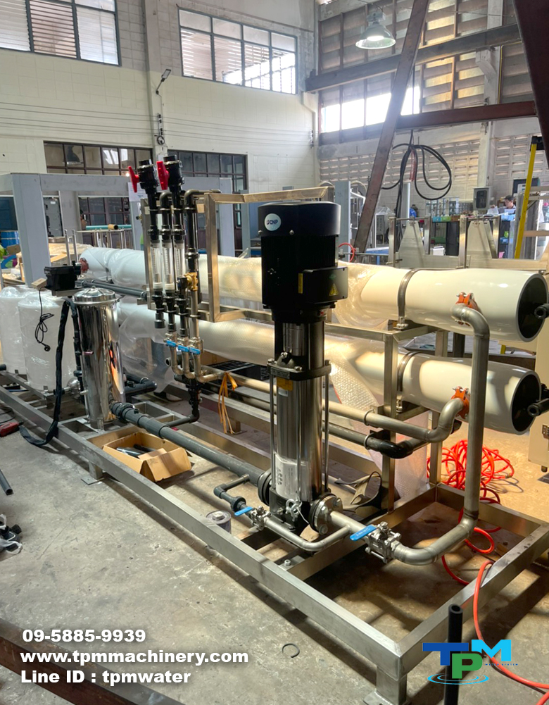 ระบบกรองน้ำอุตสาหกรรม Ro 6m3/hr,เครื่องกรองน้ำ
